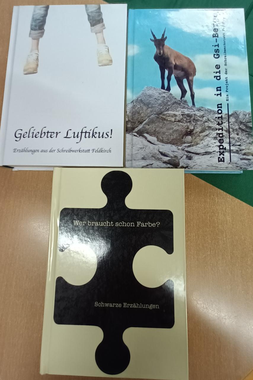Bücher der Schreibwerkstatt