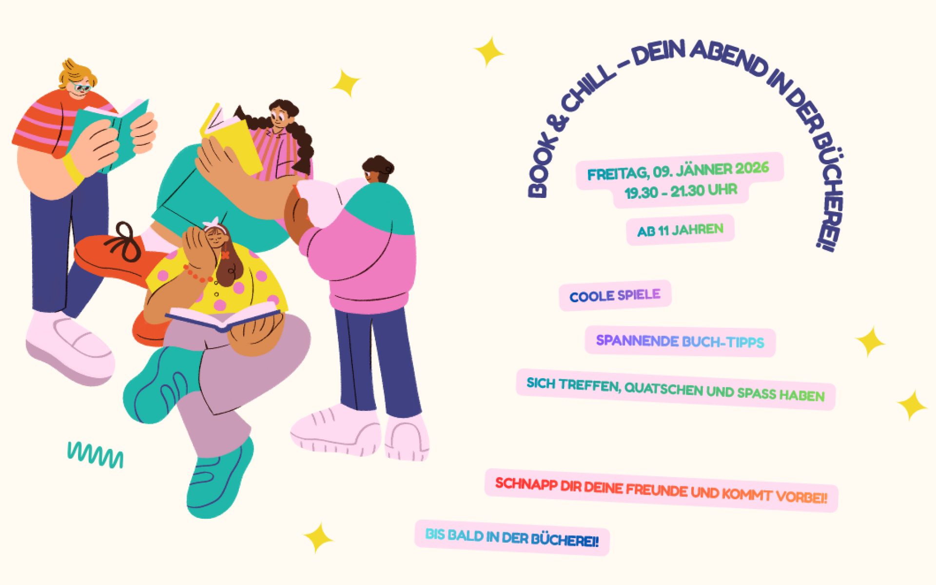 Einladung Book & Chill